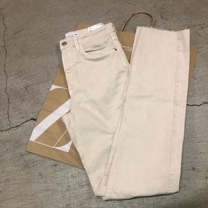 💛💛💛 ZARA High Waisted Jeans w Slits, 4/36, NWT